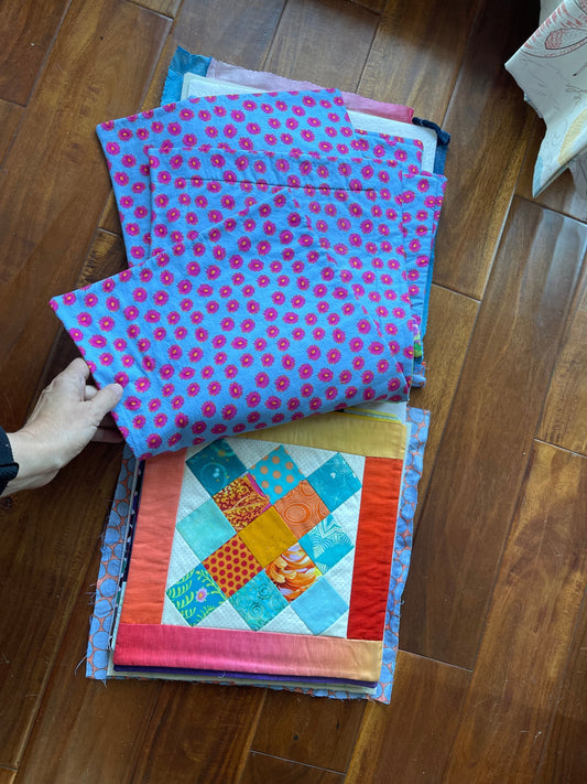 Pages of a quilt book