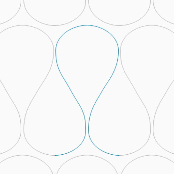 Edge-to-Edge Quilting Pattern – Ribbon Candy