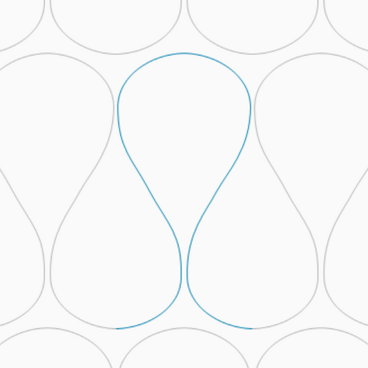 Edge-to-Edge Quilting Pattern – Ribbon Candy