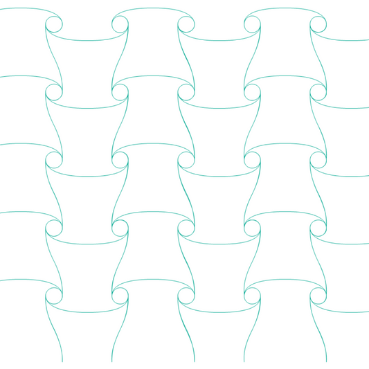 Edge-to-Edge Quilting Pattern – Chain Link