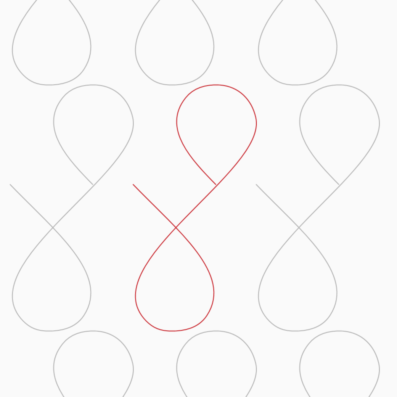 Edge-to-Edge Quilting Pattern – Loops