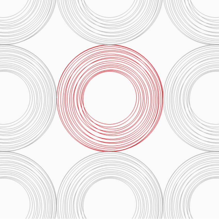 Edge-to-Edge Quilting Pattern – Tire Rings