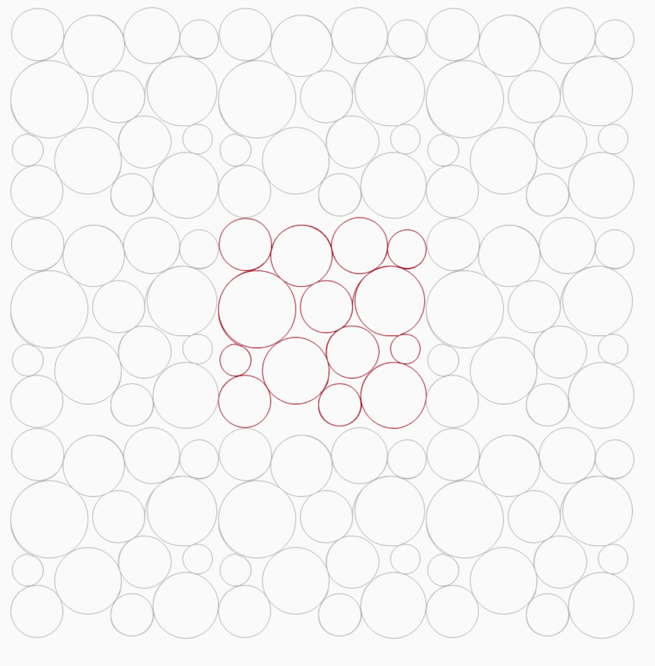 Edge-to-Edge Quilting Pattern – Batch of Bubbles
