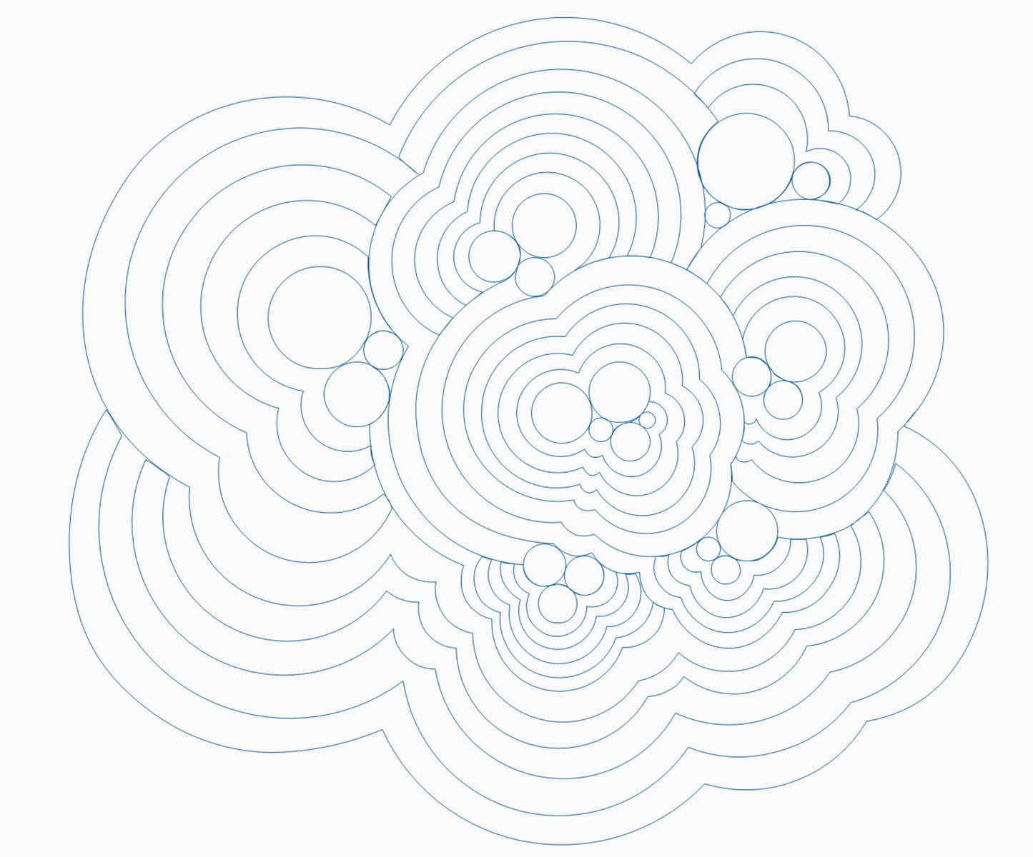 Quilting Motif – Stone Ripples