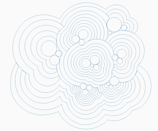 Quilting Motif – Stone Ripples